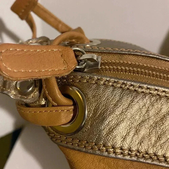 Gustto leather satchel large brown - Picture 5 of 11